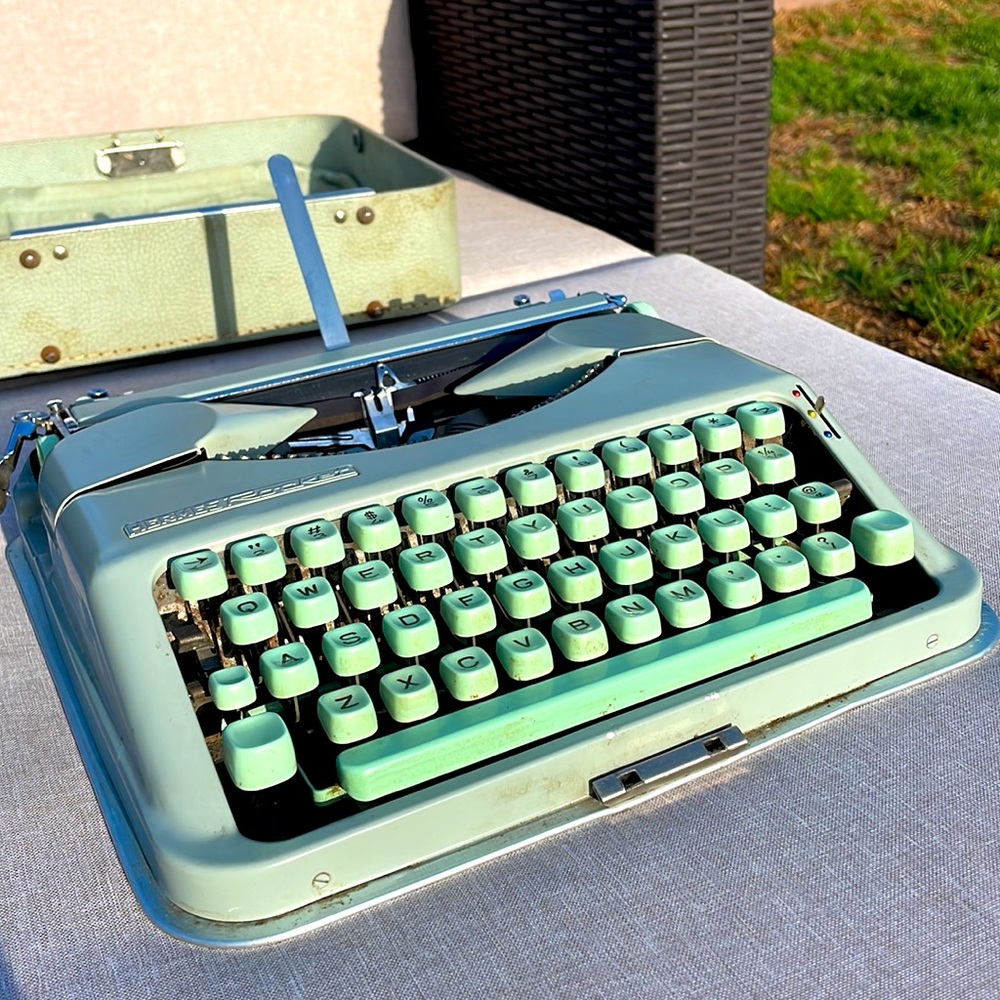 Vintage Hermes Rocket Portable typewriter